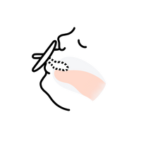 Pacifier 0-6 months | Blush
